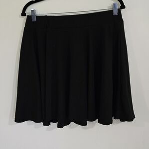 SHEIN Elegant Black Mini Skirt